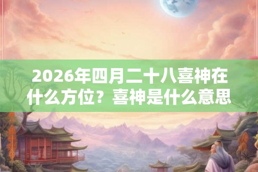 2026年四月二十八喜神在什么方位？喜神是什么意思？