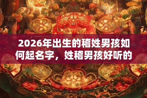 2026年出生的稽姓男孩如何起名字，姓稽男孩好听的名字