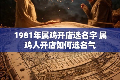 1981年属鸡开店选名字 属鸡人开店如何选名气