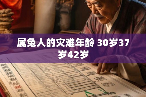 属兔人的灾难年龄 30岁37岁42岁 属兔人的灾难年龄 30岁37岁42岁