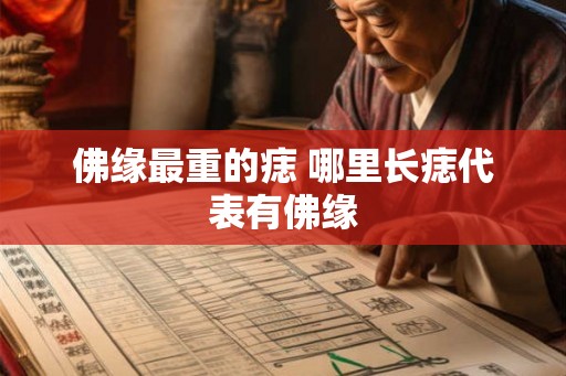 佛缘最重的痣 哪里长痣代表有佛缘