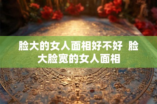 脸大的女人面相好不好  脸大脸宽的女人面相