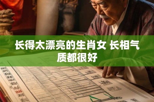 长得太漂亮的生肖女 长相气质都很好