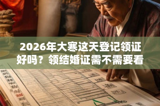 2026年大寒这天登记领证好吗？领结婚证需不需要看日子？