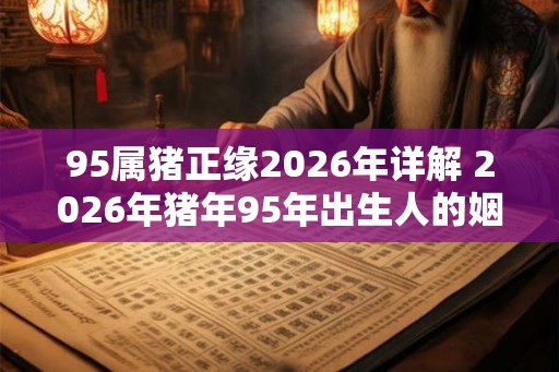 95属猪正缘2026年详解 2026年猪年95年出生人的姻缘怎样