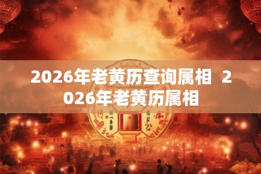 2026年老黄历查询属相 2026年老黄历属相 2026年老黄历查询属相 2026年老黄历属相