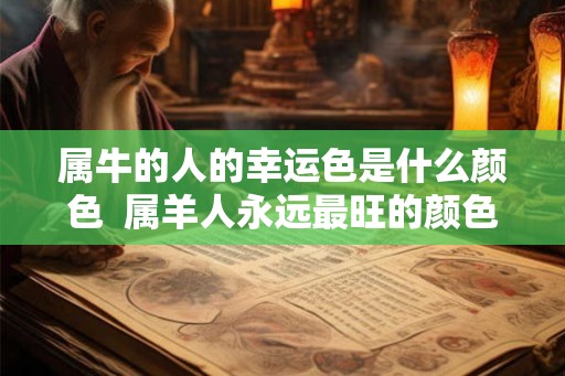 属牛的人的幸运色是什么颜色  属羊人永远最旺的颜色