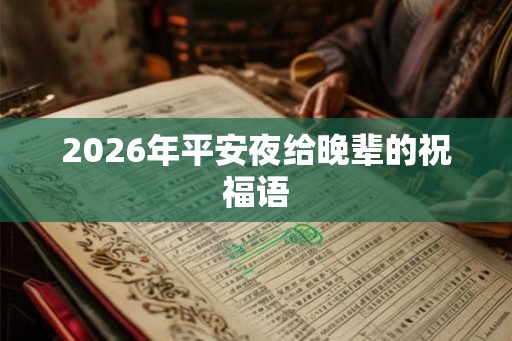 2026年平安夜给晚辈的祝福语