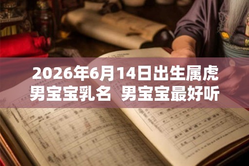 2026年6月14日出生属虎男宝宝乳名  男宝宝最好听顺口的乳名