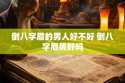 倒八字眉的男人好不好 倒八字眉男好吗