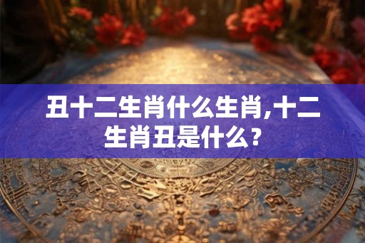 丑十二生肖什么生肖,十二生肖丑是什么？