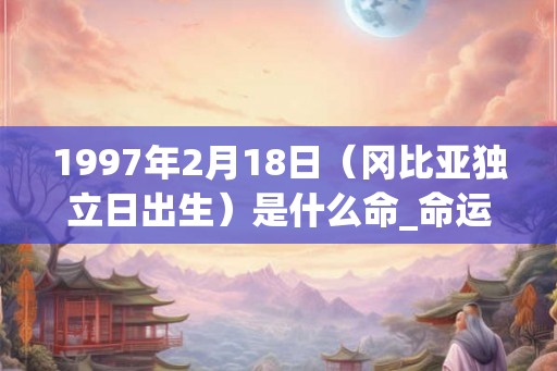 1997年2月18日（冈比亚独立日出生）是什么命_命运如何