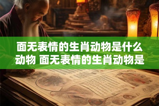 面无表情的生肖动物是什么动物 面无表情的生肖动物是什么动物呢