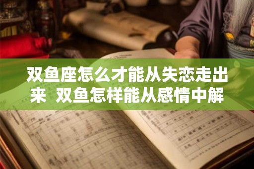 双鱼座怎么才能从失恋走出来  双鱼怎样能从感情中解脱