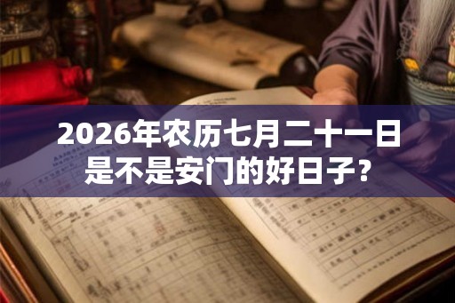 2026年农历七月二十一日是不是安门的好日子？
