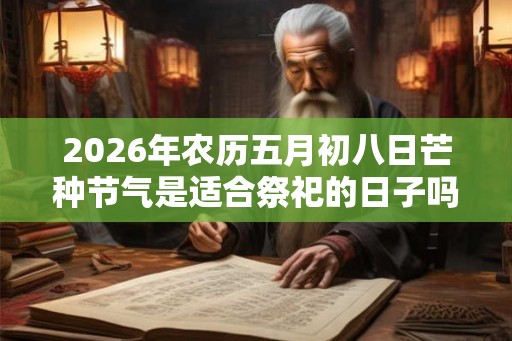 2026年农历五月初八日芒种节气是适合祭祀的日子吗？