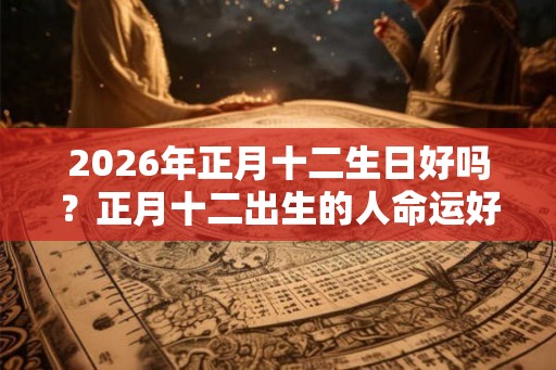 2026年正月十二生日好吗？正月十二出生的人命运好吗？