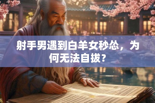 射手男遇到白羊女秒怂，为何无法自拔？