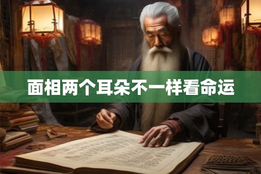 面相两个耳朵不一样看命运 面相两个耳朵不一样看命运