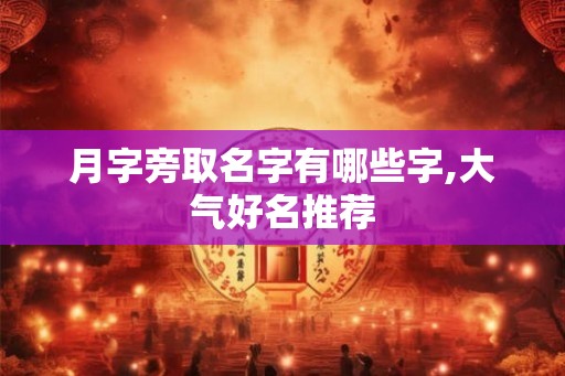 月字旁取名字有哪些字,大气好名推荐