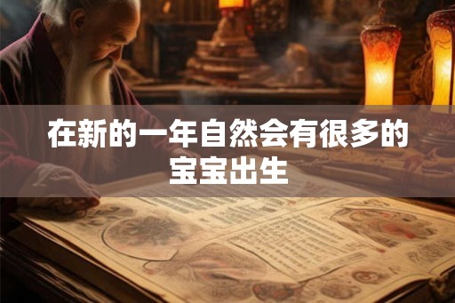 在新的一年自然会有很多的宝宝出生