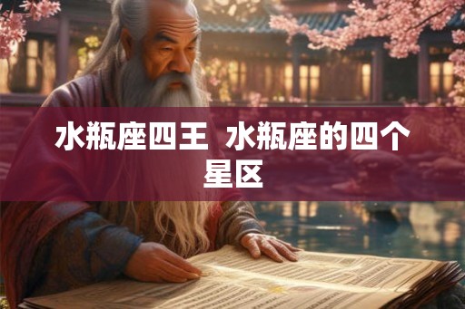 水瓶座四王  水瓶座的四个星区