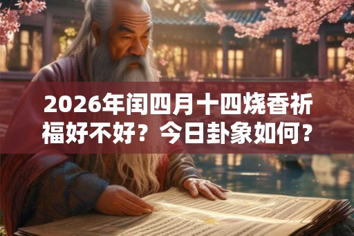 2026年闰四月十四烧香祈福好不好？今日卦象如何？