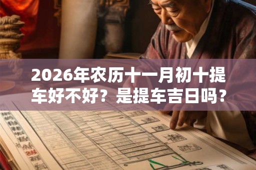 2026年农历十一月初十提车好不好？是提车吉日吗？