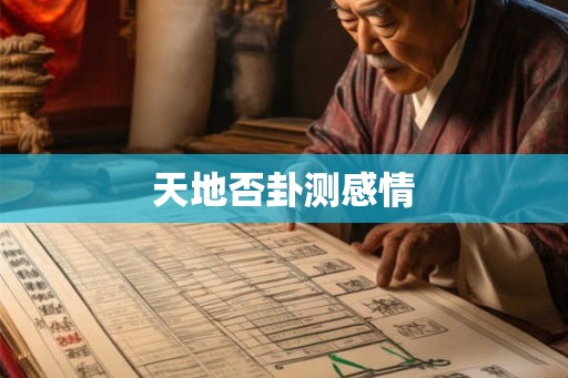 天地否卦测感情