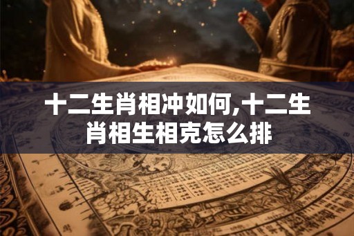 十二生肖相冲如何,十二生肖相生相克怎么排