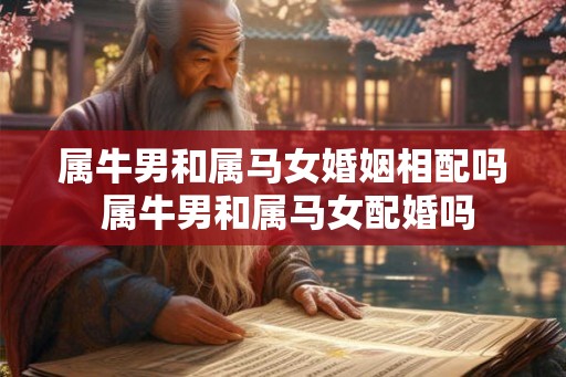 属牛男和属马女婚姻相配吗 属牛男和属马女配婚吗 属牛男和属马女婚姻相配吗 属牛男和属马女配婚吗