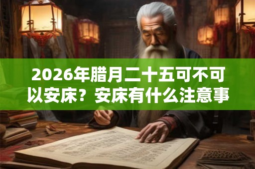 2026年腊月二十五可不可以安床？安床有什么注意事项？