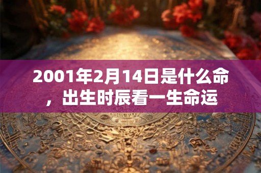 2001年2月14日是什么命，出生时辰看一生命运