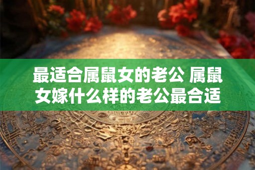 最适合属鼠女的老公 属鼠女嫁什么样的老公最合适