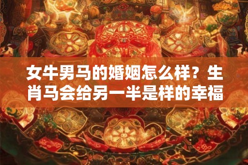 女牛男马的婚姻怎么样?生肖马会给另一半是样的幸福? 女牛男马的婚姻怎么样?生肖马会给另一半是样的幸福?