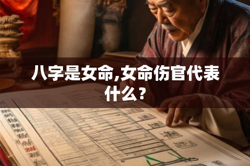 八字是女命,女命伤官代表什么？