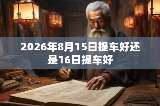 2026年8月15日提车好还是16日提车好 2026年8月15日提车好还是16日提车好
