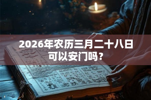 2026年农历三月二十八日可以安门吗? 2026年农历三月二十八日可以安门吗?