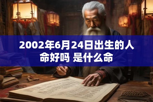 2002年6月24日出生的人命好吗 是什么命