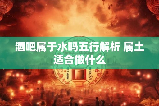 酒吧属于水吗五行解析 属土适合做什么