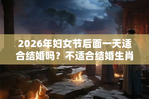 2026年妇女节后面一天适合结婚吗?不适合结婚生肖是啥? 2026年妇女节后面一天适合结婚吗?不适合结婚生肖是啥?