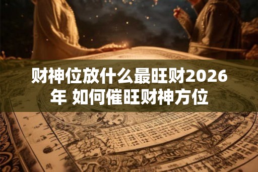 财神位放什么最旺财2026年 如何催旺财神方位