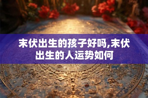 末伏出生的孩子好吗,末伏出生的人运势如何