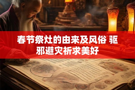 春节祭灶的由来及风俗 驱邪避灾祈求美好