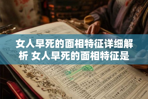女人早死的面相特征详细解析 女人早死的面相特征是什么