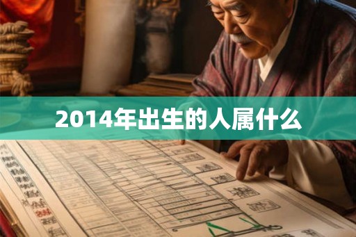 2014年出生的人属什么