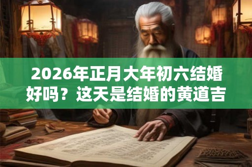2026年正月大年初六结婚好吗？这天是结婚的黄道吉日吗？