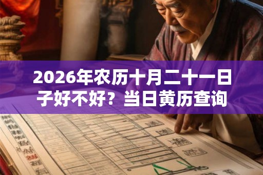 2026年农历十月二十一日子好不好？当日黄历查询