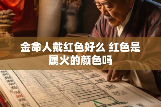 金命人戴红色好么 红色是属火的颜色吗