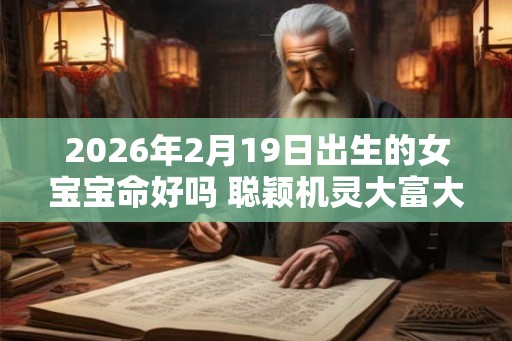 2026年2月19日出生的女宝宝命好吗 聪颖机灵大富大贵 2026年2月19日出生的女宝宝命好吗 聪颖机灵大富大贵